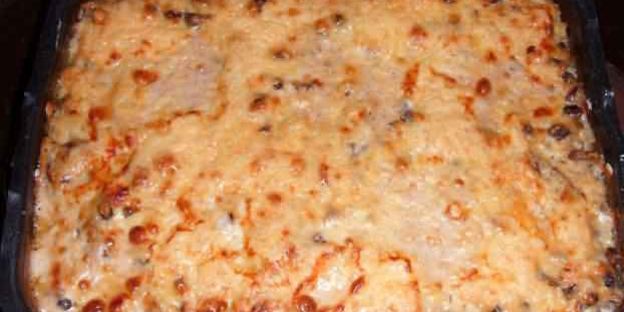 каннеллони с мясом и грибами