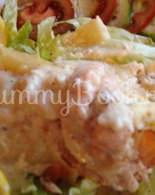 Каннеллони с семгой