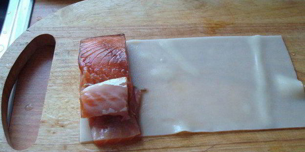 каннеллони с семгой