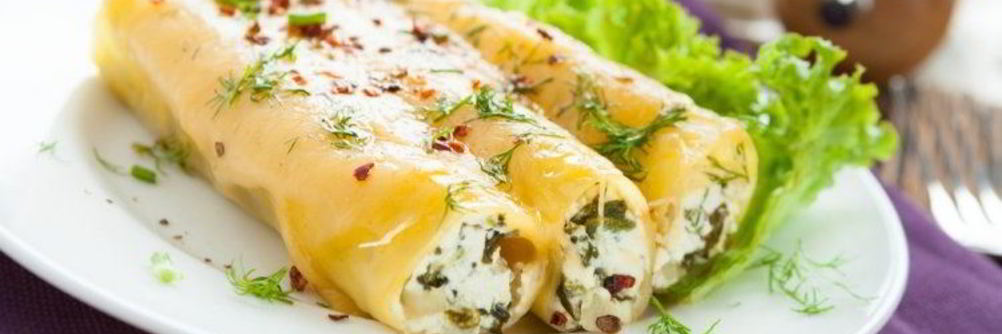 Каннеллони с сыром