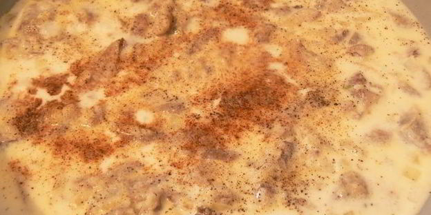 каннелони с фаршем и грибами