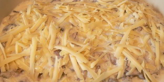 каннелони с фаршем и грибами