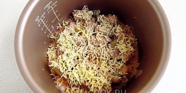 каннелони с грибами в мультиварке