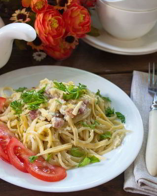 Классическая паста карбонара