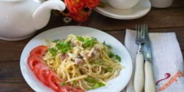 классическая паста карбонара