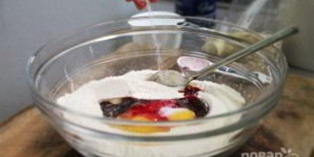 красные макароны