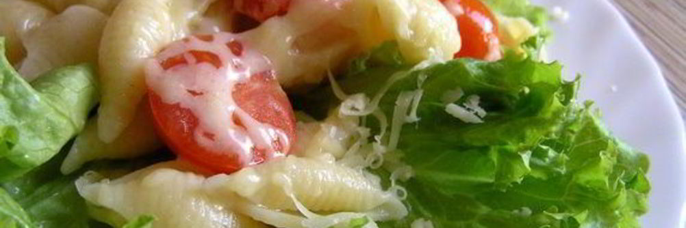 Лимонная паста с черри