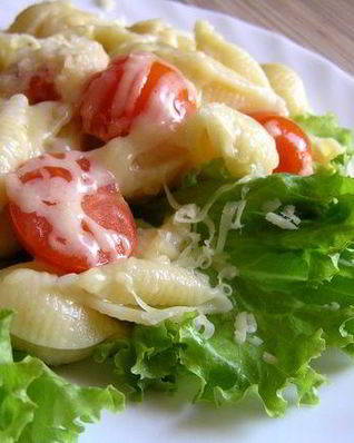 Лимонная паста с черри