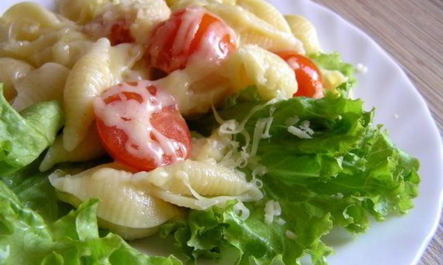 Рецепт лимонной пасты с черри