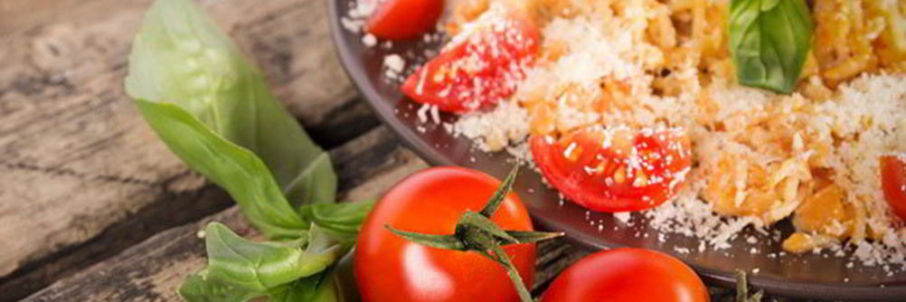 Лимонная паста с курицей