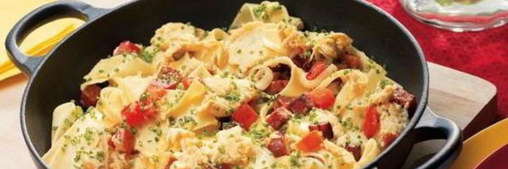 Макароны по-деревенски