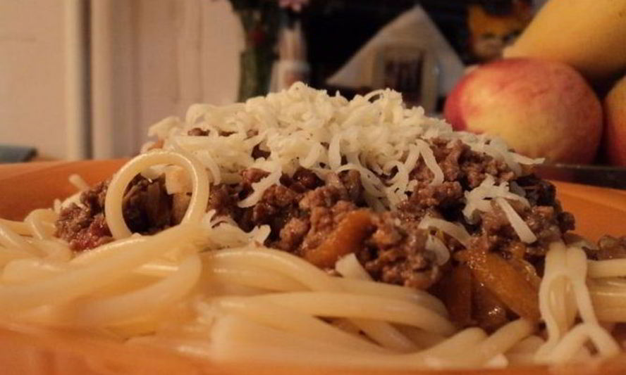 Рецепт макарон под соусом болоньезе