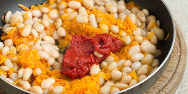 макароны с фасолью