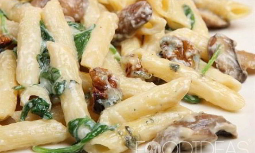 Рецепт макарон с грибами
