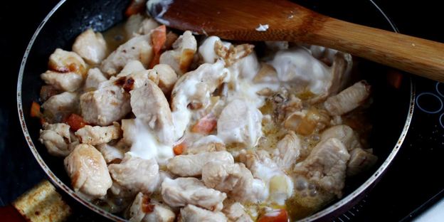 макароны с курицей в духовке запеченные