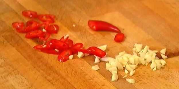 макароны с мидиями под соусом из сидра