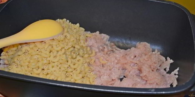макароны с мясом в духовке