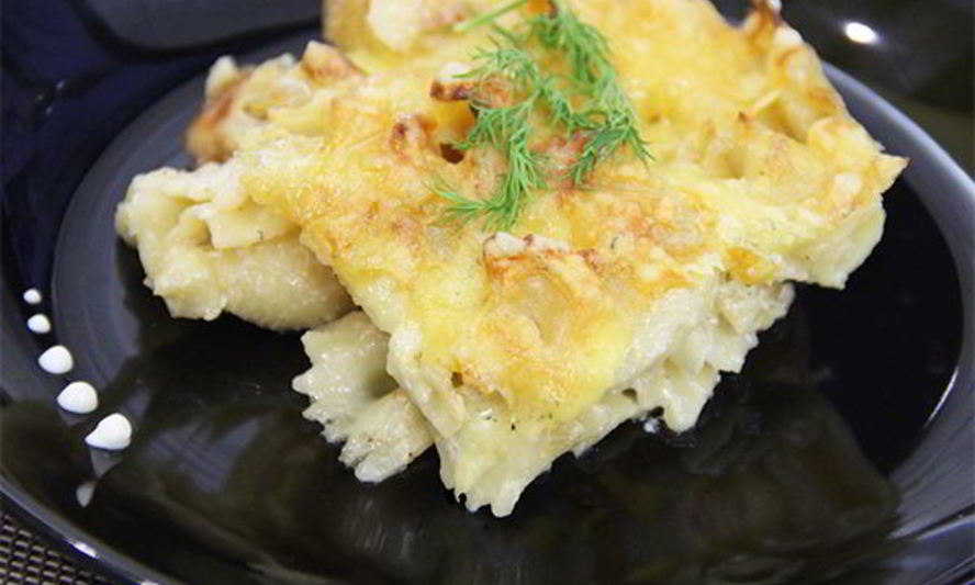 Рецепт макарон с сыром