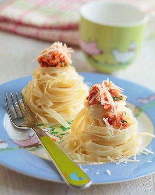 Макароны со сладким перцем