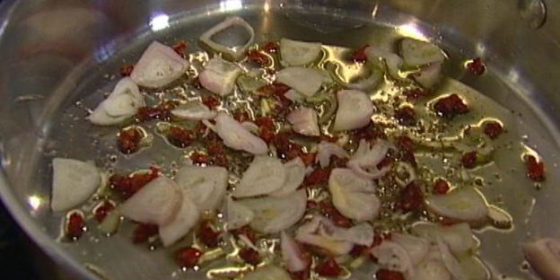 макароны со спаржей