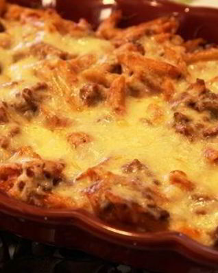 Макароны, запеченные с фаршем