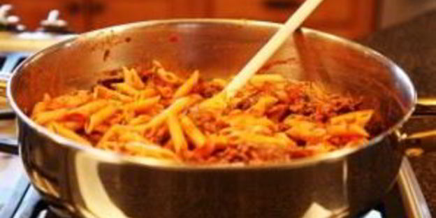 макароны, запеченные с фаршем