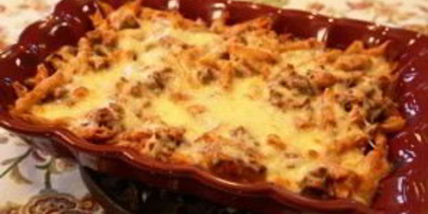 макароны, запеченные с фаршем