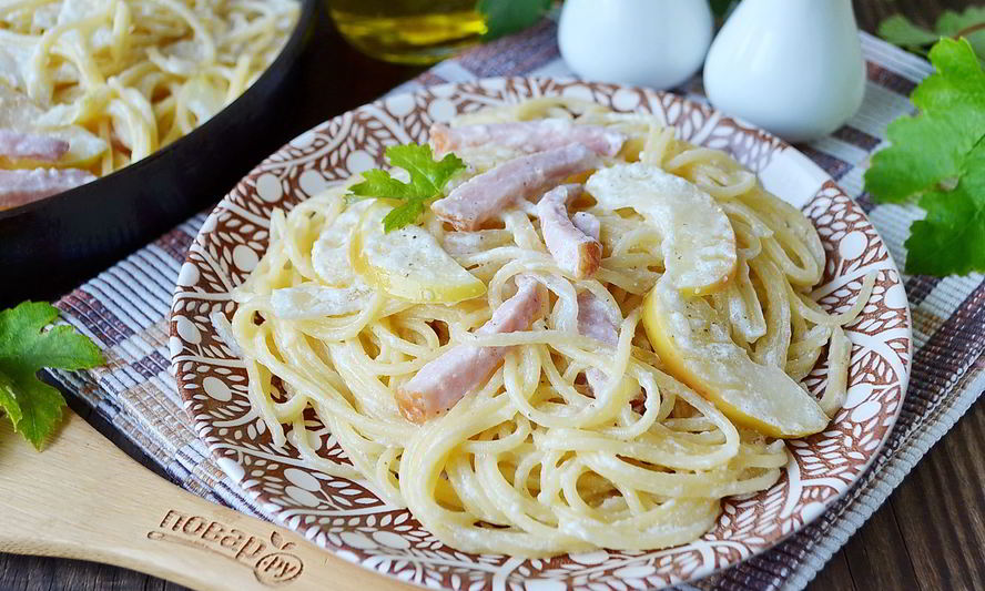 Рецепт неожиданных спагетти с коньяком