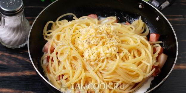 паста карбонара без яиц