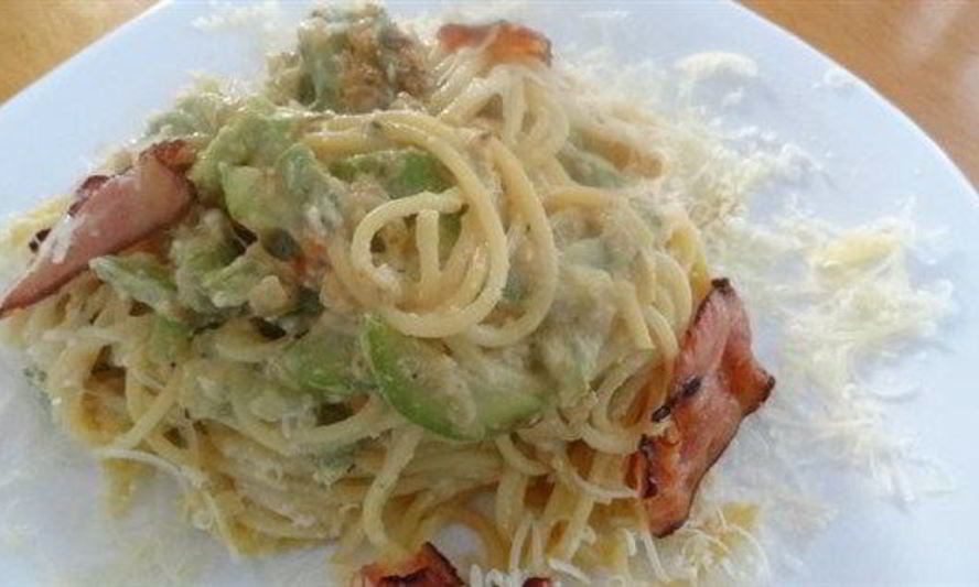 Рецепт пасты карбонара с кабачками