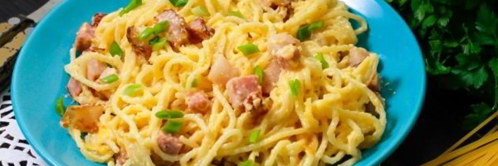 Паста карбонара в мультиварке