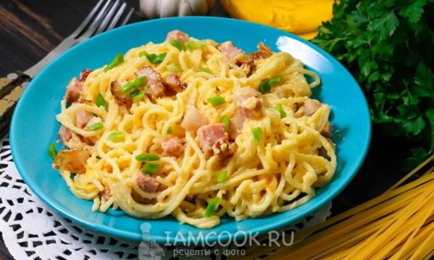 Рецепт пасты карбонара в мультиварке