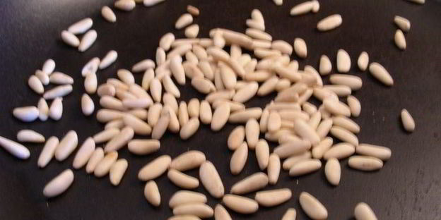 паста с ароматными травами, зеленым горошком, маскарпоне и кедровыми орешками