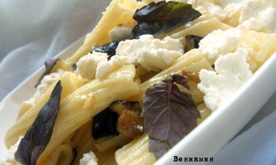 Рецепт пасты с баклажанами и рикоттой
