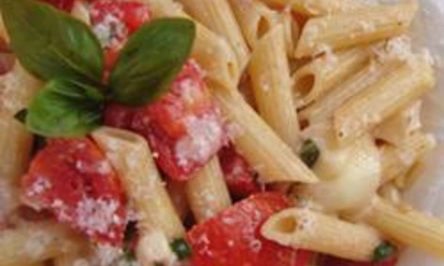 Рецепт пасты с базиликом и сыром бри