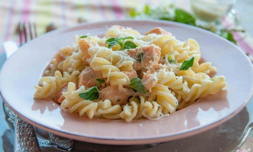 Рецепт пасты с форелью