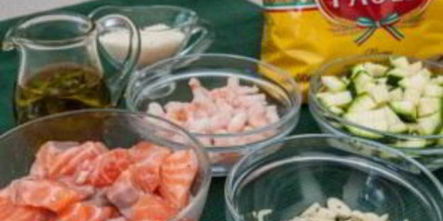 паста с форелью