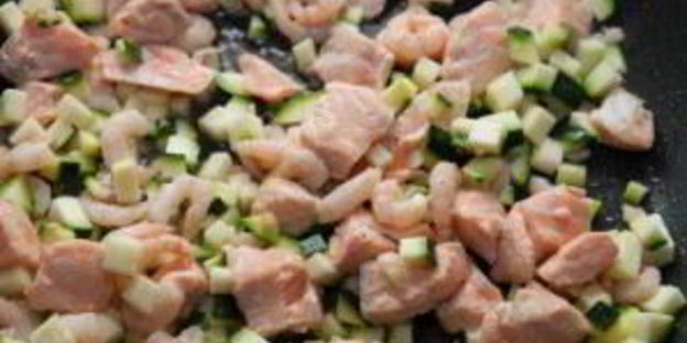 паста с форелью