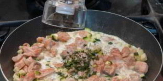 паста с форелью