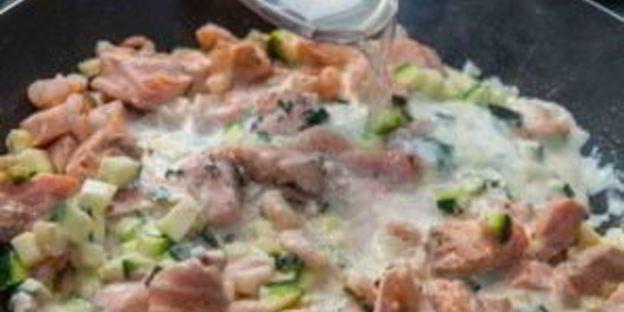 паста с форелью