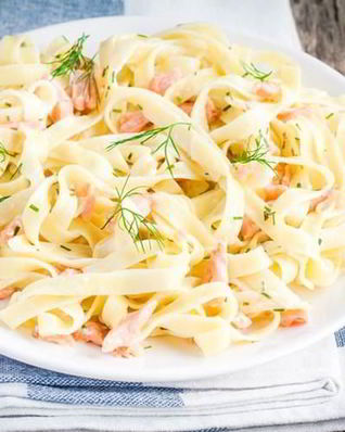 Паста с грибным соусом