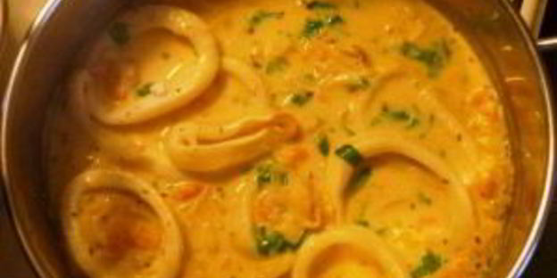 паста с кальмарами