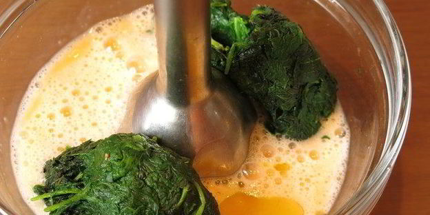 паста с крапивой и шпинатом