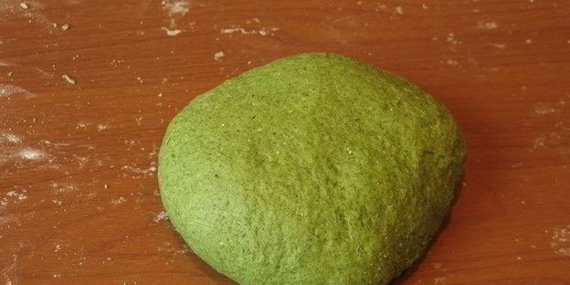 паста с крапивой и шпинатом