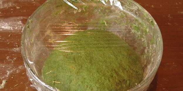 паста с крапивой и шпинатом