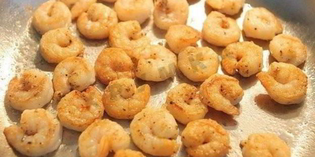 паста с креветками фетучини в сливочном соусе