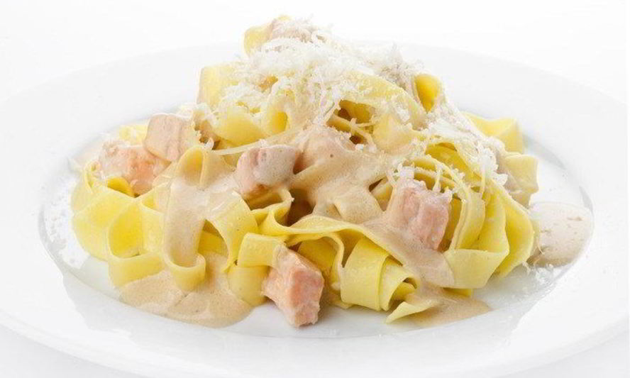 Рецепт пасты с лососем