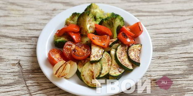 паста с овощами
