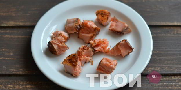 паста с семгой