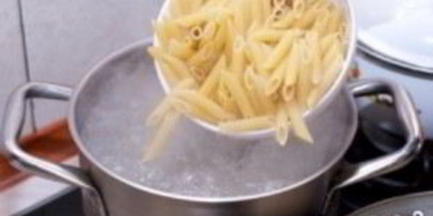 паста с шампиньонами